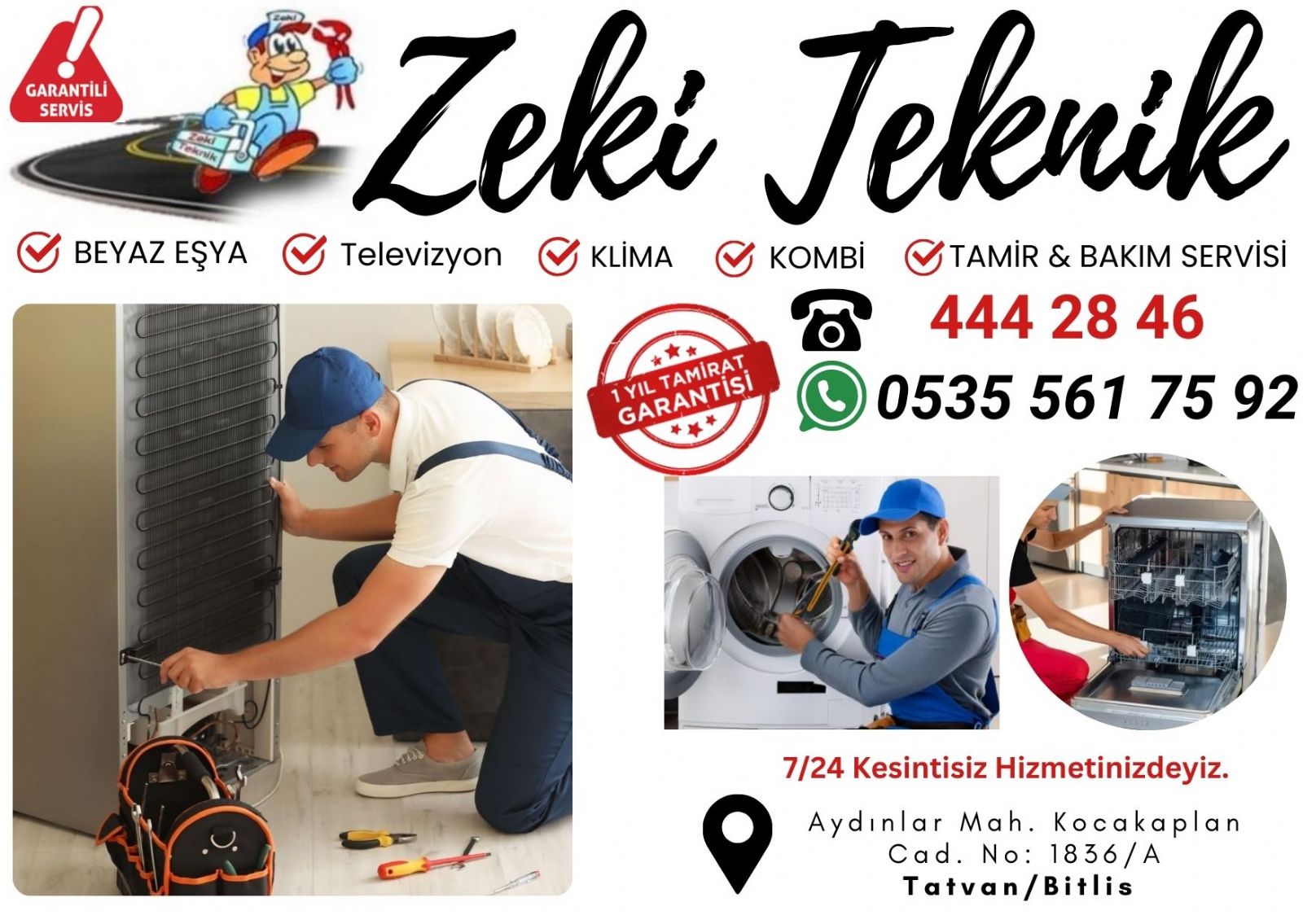Tatvan Beyaz Eşya Servisi